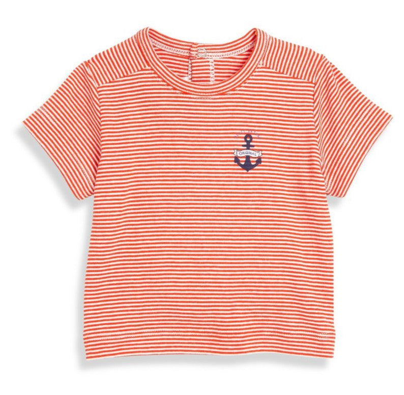 Petit Bateau Baby Boys Pinstriped Nautical T-shirt