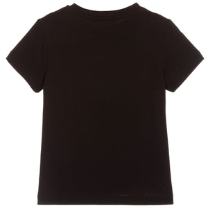 Unisex Black with White Logo T-shirt (Mini-Me)