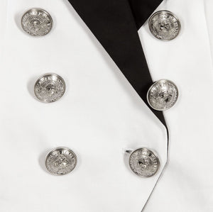 Unisex White & Black Tuxedo Jacket (Mini-Me)