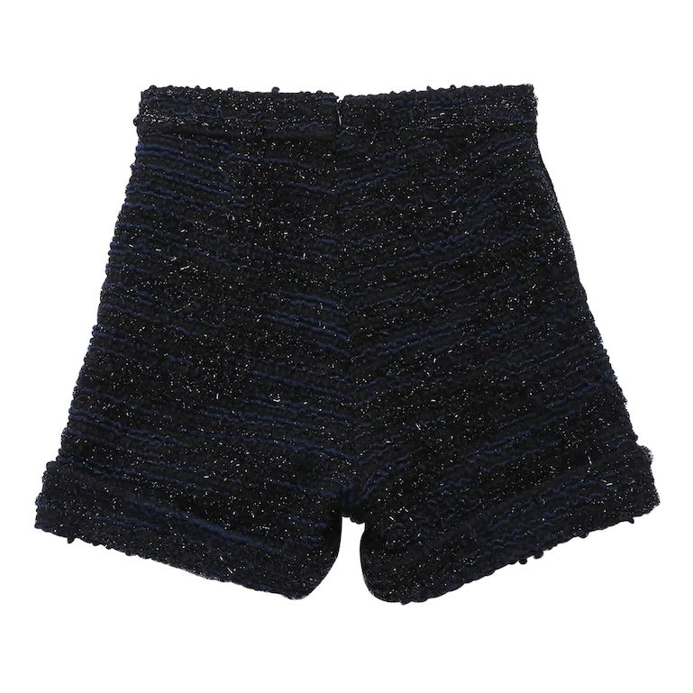 Girls Dark Tweed Wool Shorts (Mini-Me)