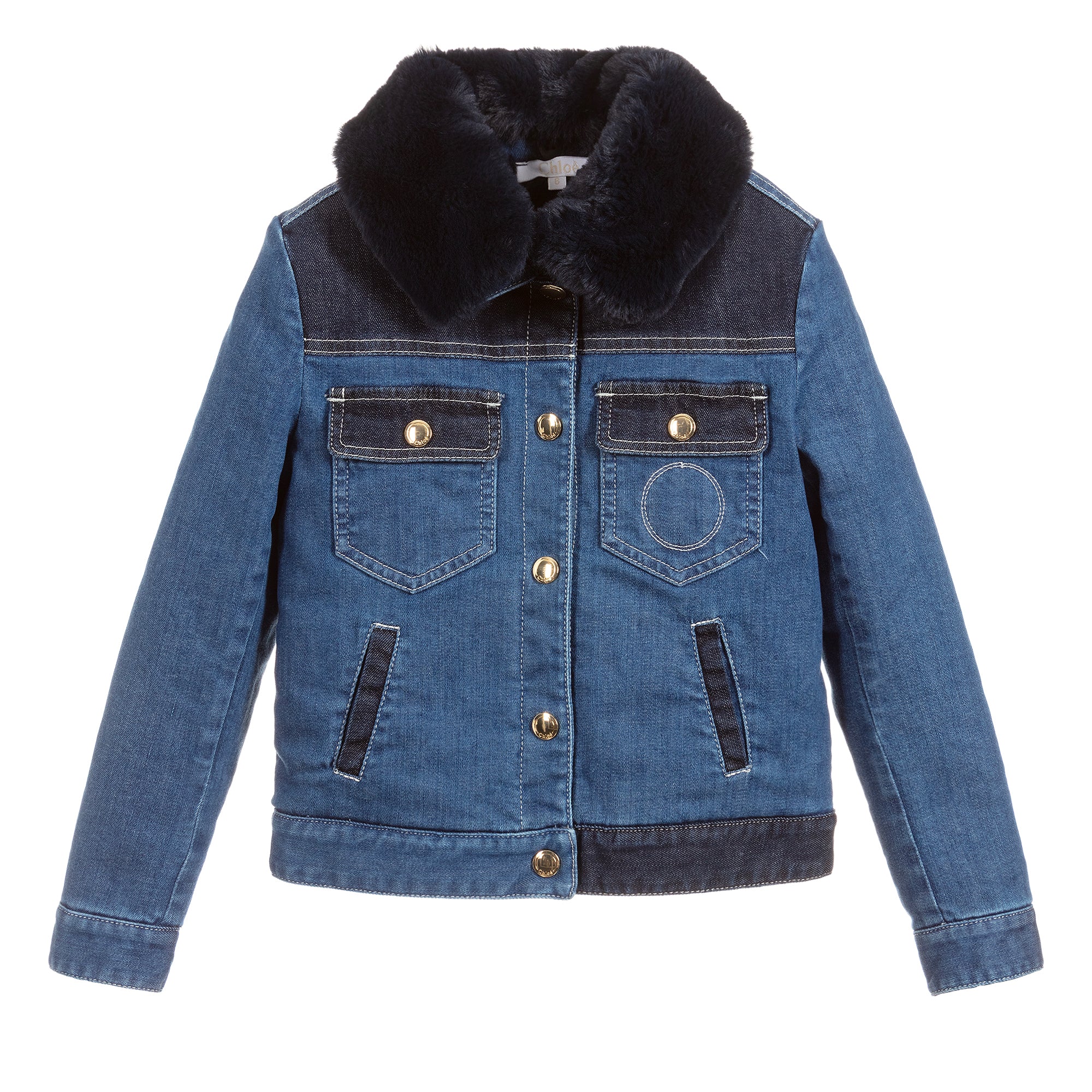 Fashion Mickey Girls Denim Jacket – Mid Blue – BabyShark.pk | Shop Online  for Kids