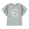 Girls Grey Logo T-shirt