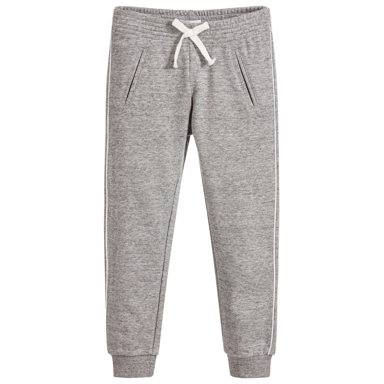 Girls Grey Luxury Sweatpants1