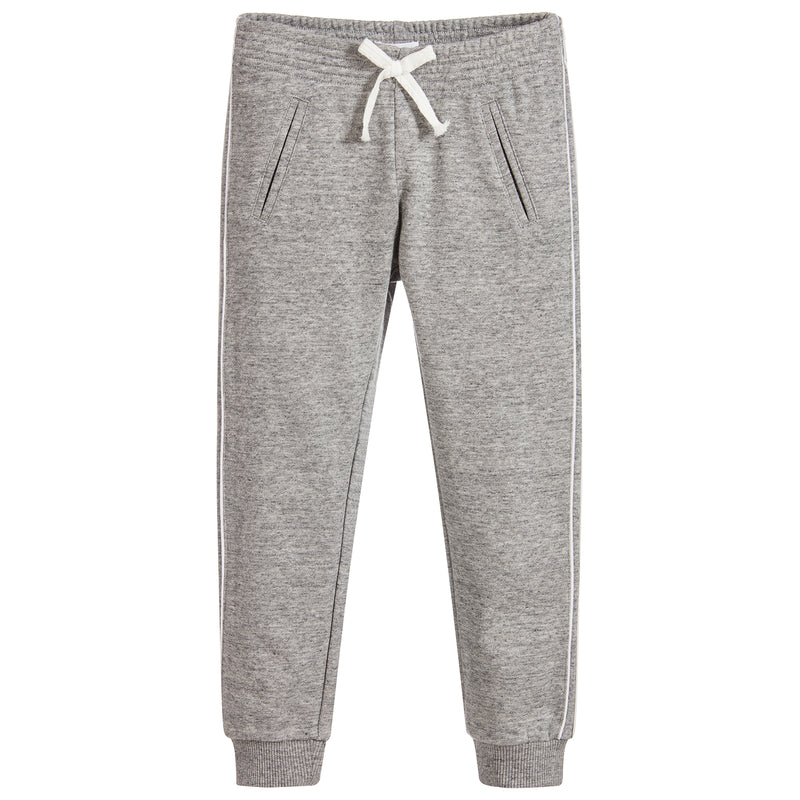 Girls Grey Luxury Sweatpants