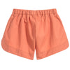 Girls Terracotta Lightweight Poplin Shorts (Mini-Me)