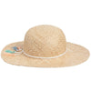 Chloe Girls Beige Straw Sun Hat Girls Hats, Scarves & Gloves Chloé [Petit_New_York]