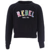 Dsqaured2 Girls Black 'Rebel' Sweatshirt Girls Sweaters & Sweatshirts Dsquared2 [Petit_New_York]