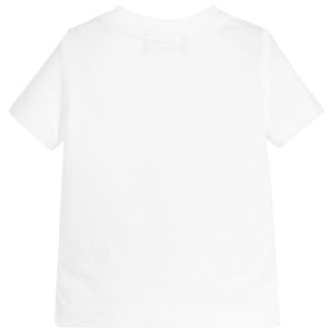 Dsquared2 Baby Boys White Logo T-shirt Baby T-shirts Dsquared2 [Petit_New_York]