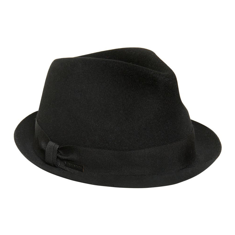 Dsquared2 ロコフリントハケットハット HAM008705C00001 M436 Dsquared2 Boys Black Wool Fedora Hat – Petit New York