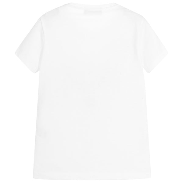 Dsquared2 Girls White Lady Print T-shirt (Mini-Me) – Petit New York