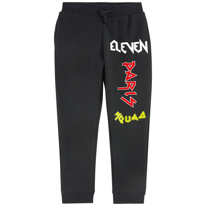 Eleven Paris Black Logo Sweatpants (unisex)