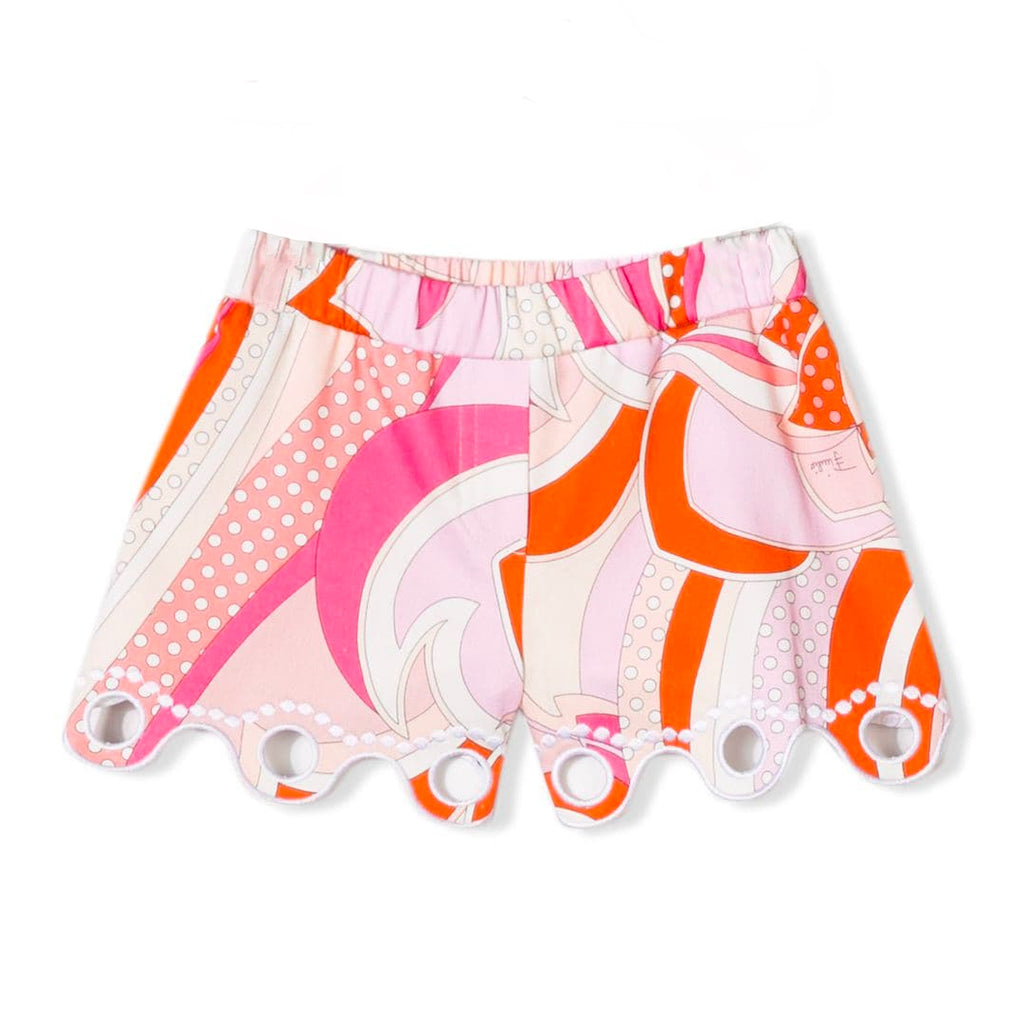 Baby Girls Colorful Pink Shorts