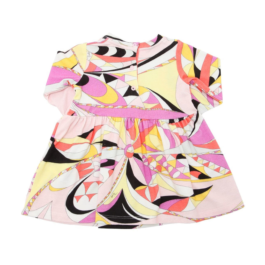 Baby Girls Colorful Printed Flared Dress