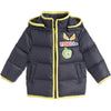 Fendi Baby Boys Navy/Green Puffer Jacket Baby Jackets & Coats Fendi [Petit_New_York]