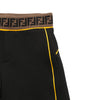 Boys Black FF Logo Sweatshorts