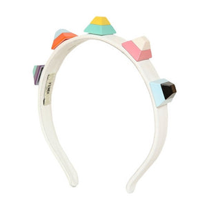 Fendi Girls Colorful Studded Headband Accessories Fendi [Petit_New_York]