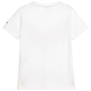 Fendi Boys White 'Monster' T-shirt Boys T-shirts Fendi [Petit_New_York]
