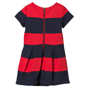Gaultier Girls Navy & Red Milano Dress Girls Dresses Junior Gaultier [Petit_New_York]