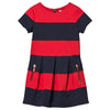 Gaultier Girls Navy & Red Milano Dress Girls Dresses Junior Gaultier [Petit_New_York]