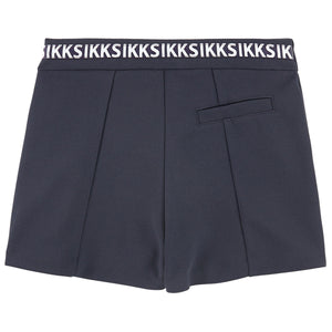 IKKS Girls Navy Blue Flared Logo 'Skort'