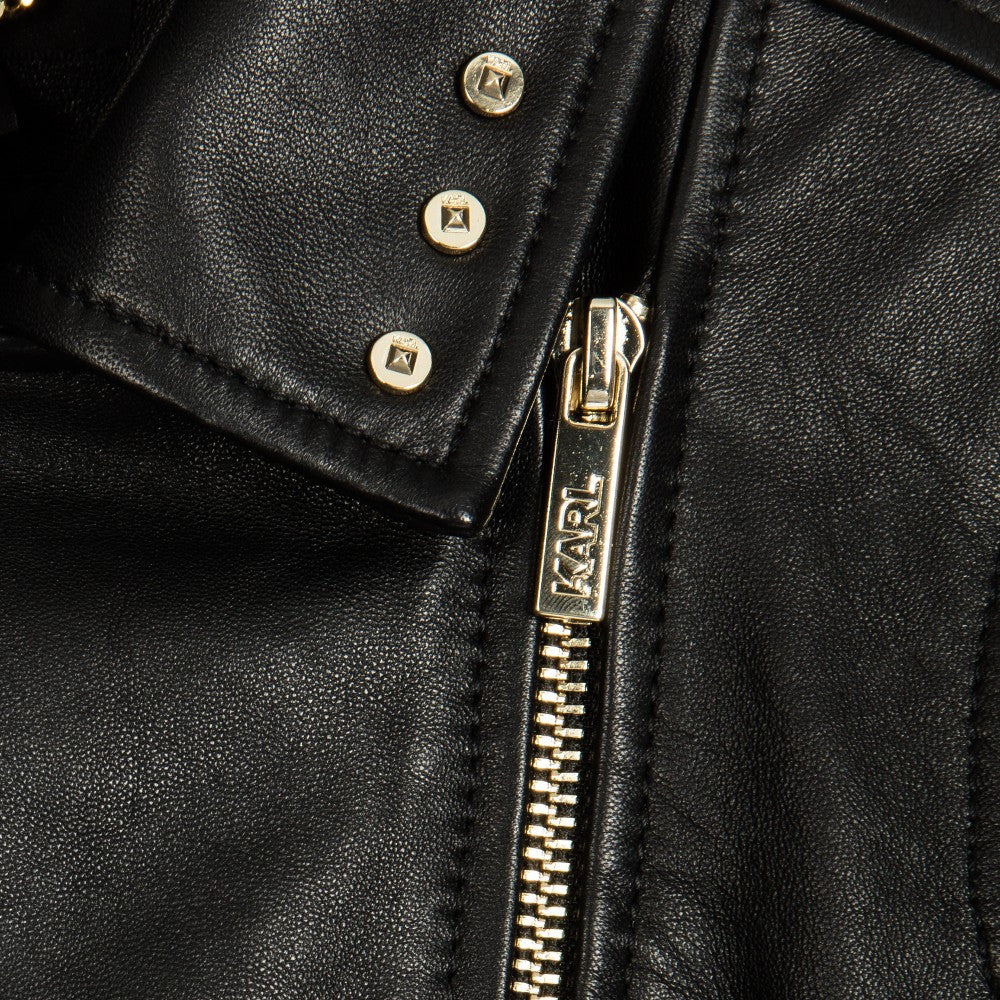 Karl Lagerfeld Girls Leather Biker Jacket – Petit New York
