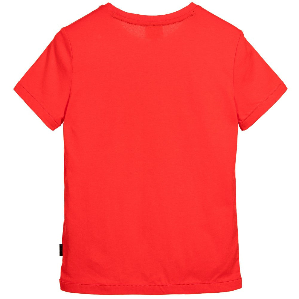 Karl Lagerfeld Boys Red 'Bad Boy' Red T-Shirt Boys T-shirts Karl Lagerfeld Kids [Petit_New_York]