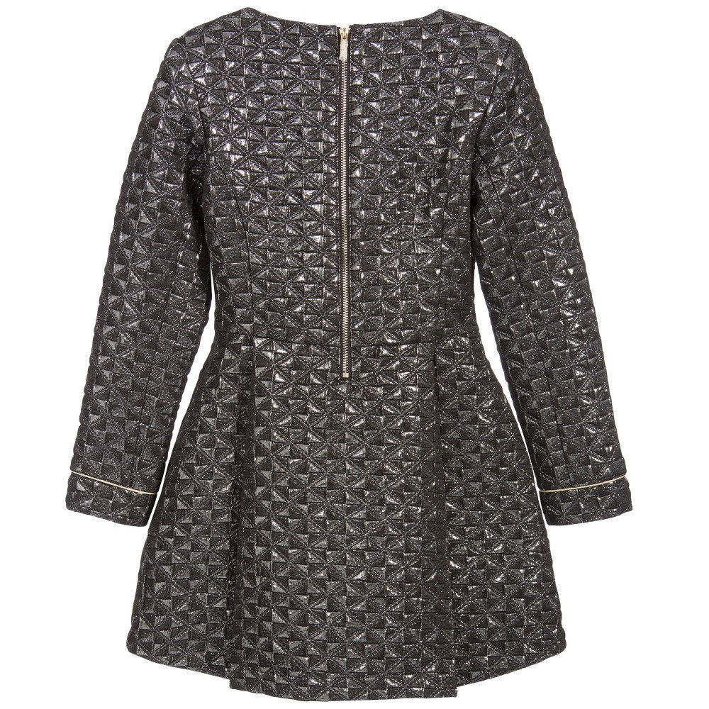 Karl Lagerfeld Girls Jacquard 'Crazy Party' Dress Petit New York Karl Lagerfeld Girls Jacquard 'Crazy Party' Dress Petit New York