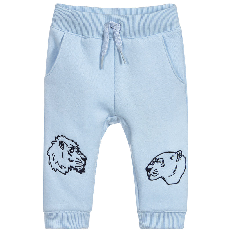 Baby Blue 'Lion' Printed Sweatpants (unisex)