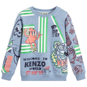 Baby Boys Colorful Tiger Sweatshirt (Mini-Me)