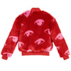 Kenzo Girls Red Faux Fur Jacket (Mini-Me) Girls Jackets & Coats Kenzo Paris [Petit_New_York]