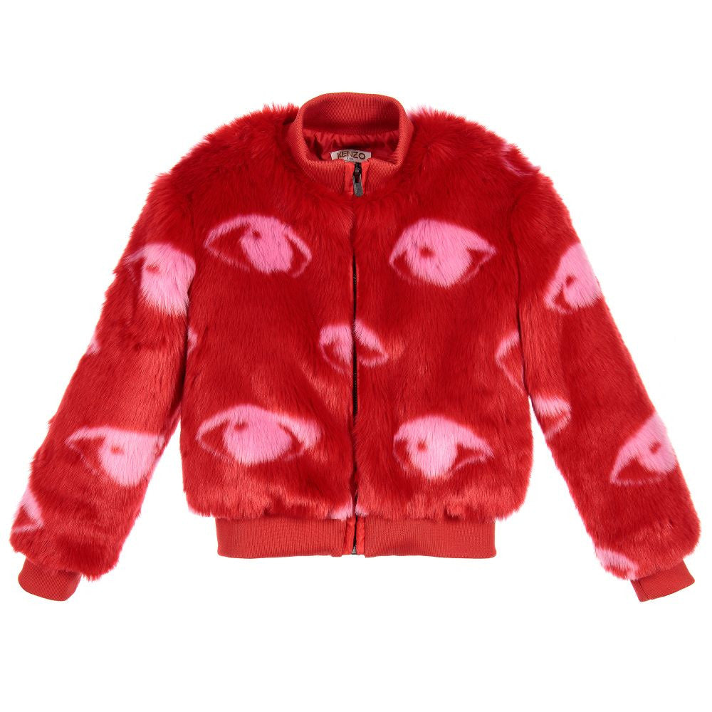 Red kenzo coat sale