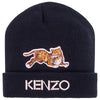 Unisex Navy Blue Hat with Pink Tiger Logo