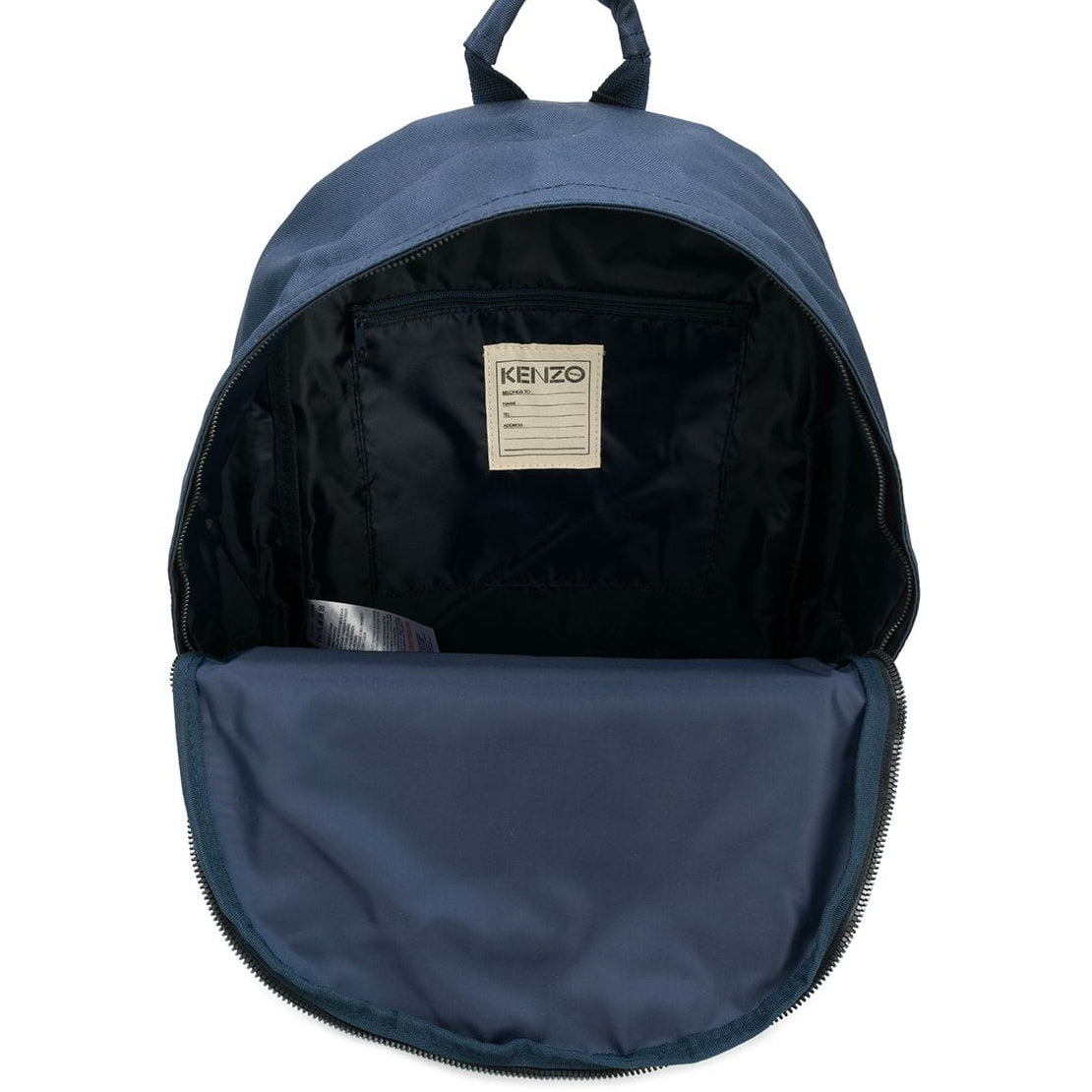 Kenzo Kids Navy Blue Tiger Patched Logo Backpack – Petit New York