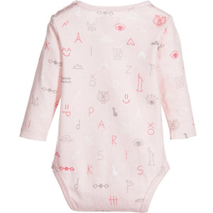 Kenzo Baby Girls Pink Romper 2-Piece Gift Set Baby Rompers & Onesies Kenzo Paris [Petit_New_York]