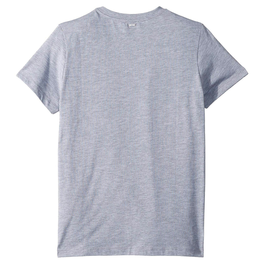 Unisex Grey Taped Logo T-shirt