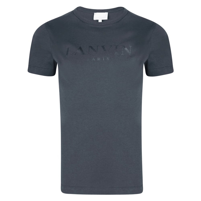 Lanvin Boys Charcoal Logo T-shirt Boys T-shirts Lanvin [Petit_New_York]