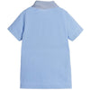 Lanvin Boys Sky Blue Piqué Polo Shirt Boys Polo Shirts Lanvin [Petit_New_York]