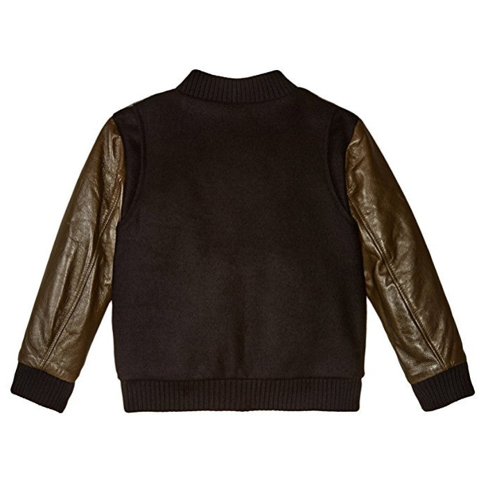Little Marc Jacobs Boys Leather & Wool Teddy Bomber Boys Jackets & Coats Little Marc Jacobs [Petit_New_York]