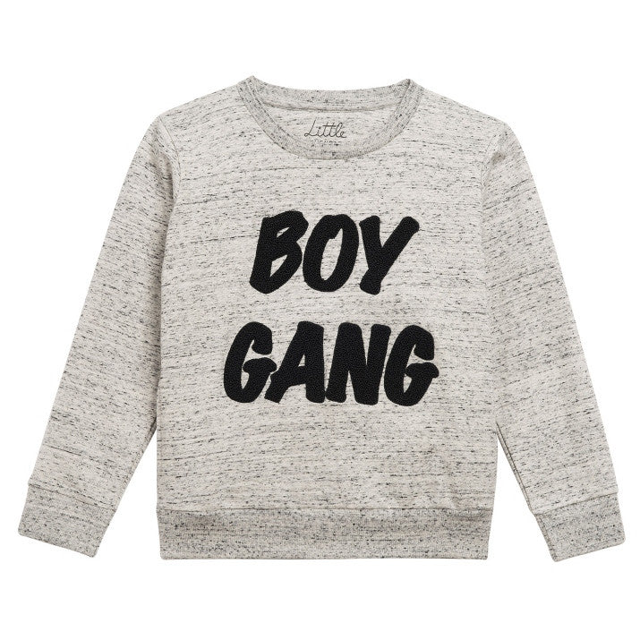 Little Eleven Paris Boys 'Boy Gang' Sweatshirt Boys Sweaters & Sweatshirts Little Eleven Paris [Petit_New_York]