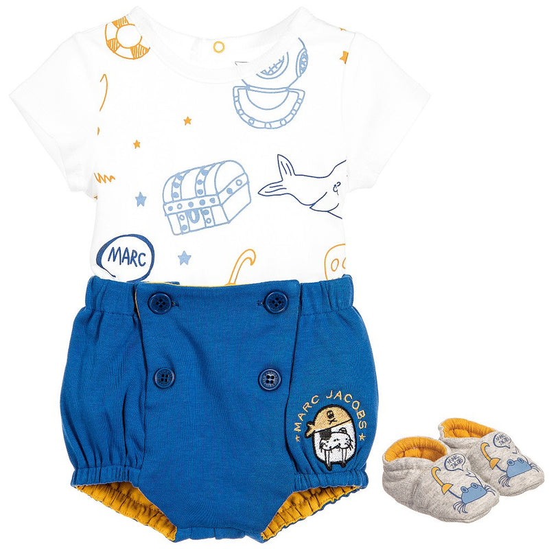 Little Marc Jacobs Baby Boys Under The Sea Gift Set Baby Sets & Suits Little Marc Jacobs [Petit_New_York]