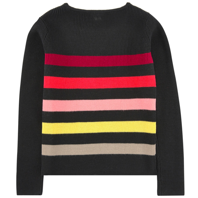 Girls Colorful Striped Sweater