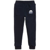 Boys Navy Blue Logo Sweatpants