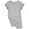 Marc Jacobs Girls Grey Comfy Dress with Colorful Print