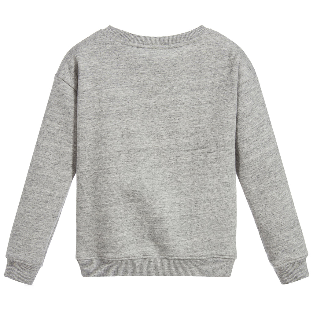Marc Jacobs Girls Grey 'MJ' Logo Sweatshirt