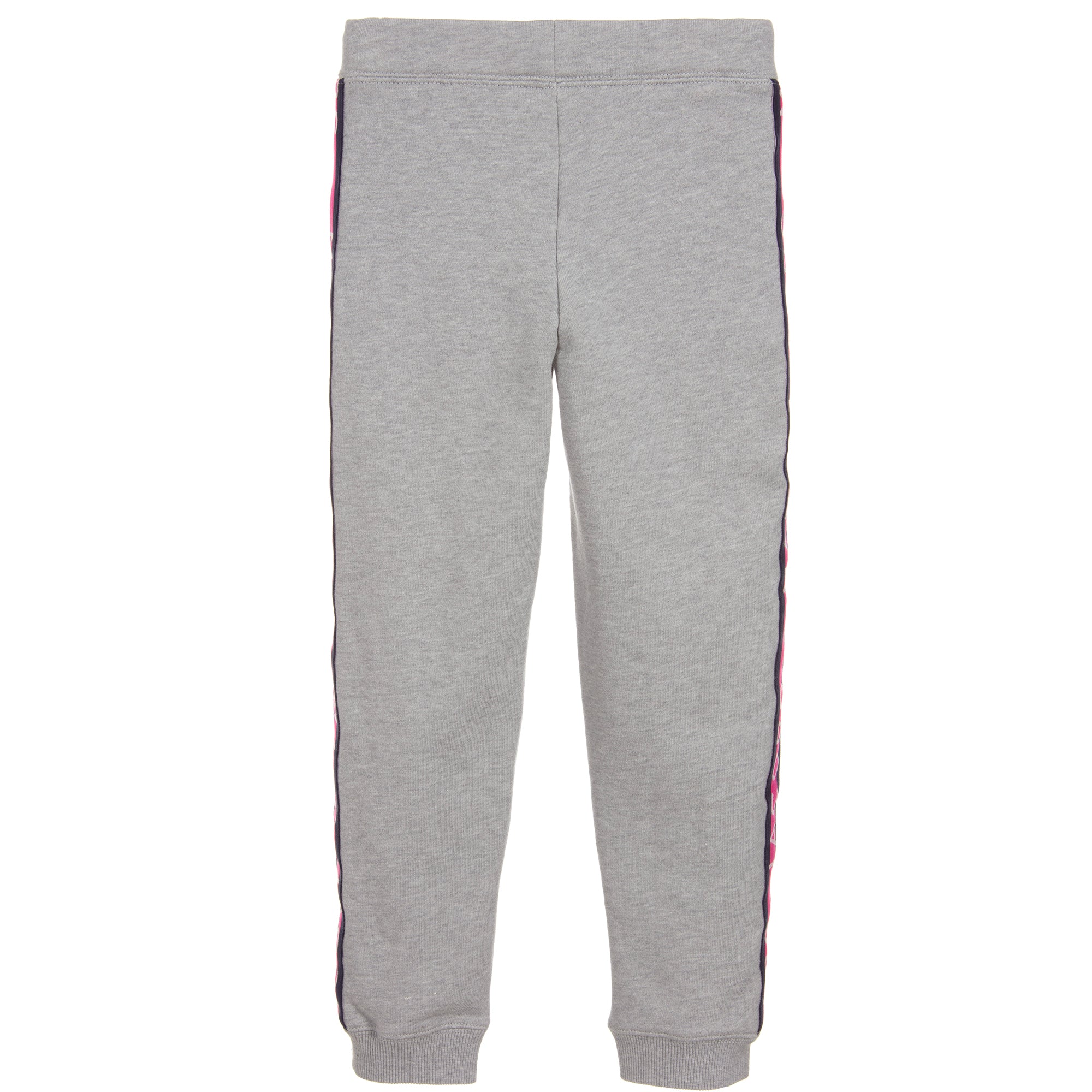 Marc Jacobs Girls Grey with Pink Logo Sweatpants – Petit New York