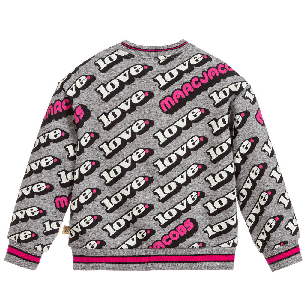Girls Logo Love Comfy Sweatshirt