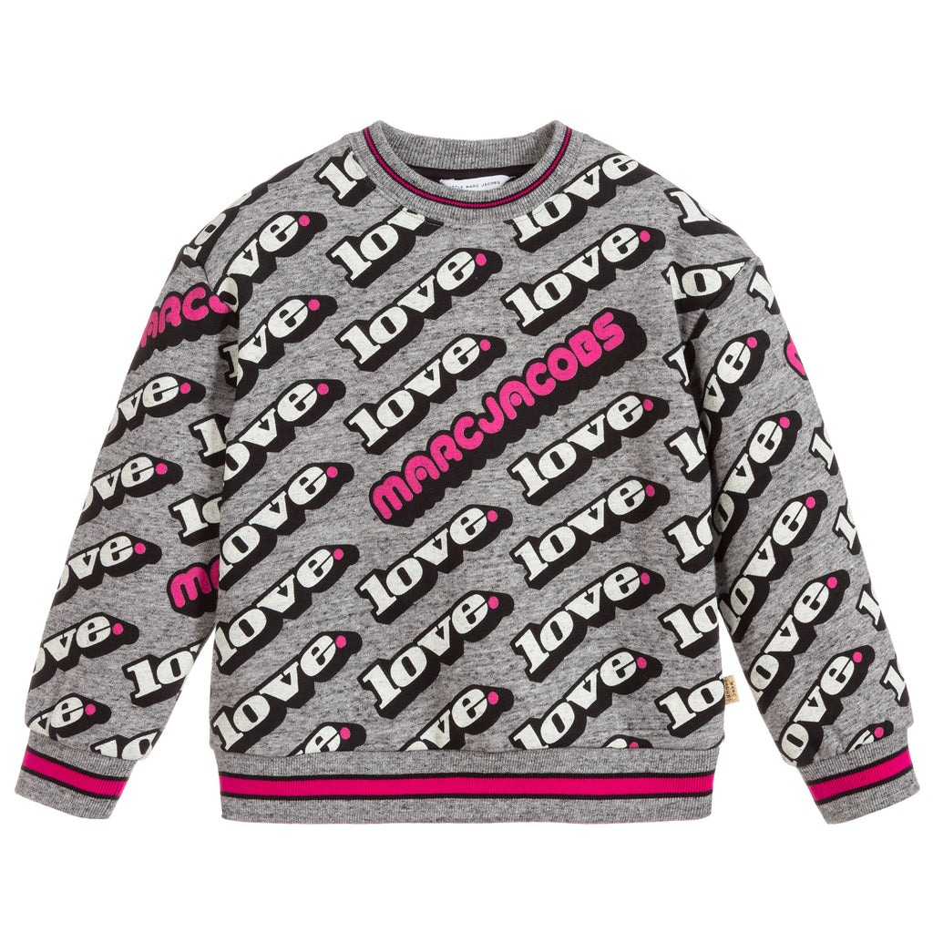 Girls Logo Love Comfy Sweatshirt