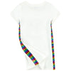 Marc Jacobs Girls White Logo Sweatshirt Dress w/ sequins (Mini-Me)