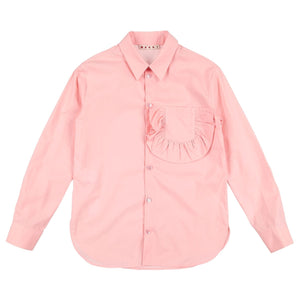 Marni Girls Pink Fancy Pocket Blouse