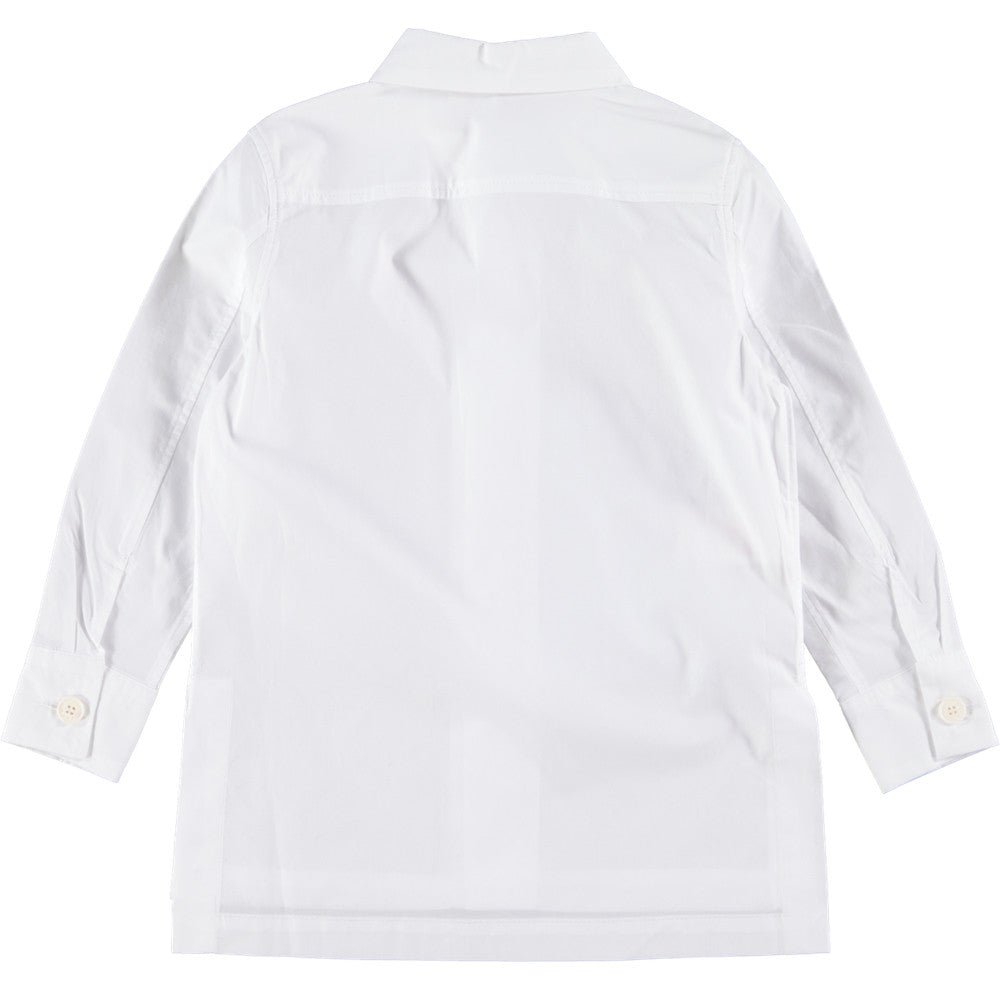 Marni Girls Dressy White Button Up Girls Tops Marni [Petit_New_York]